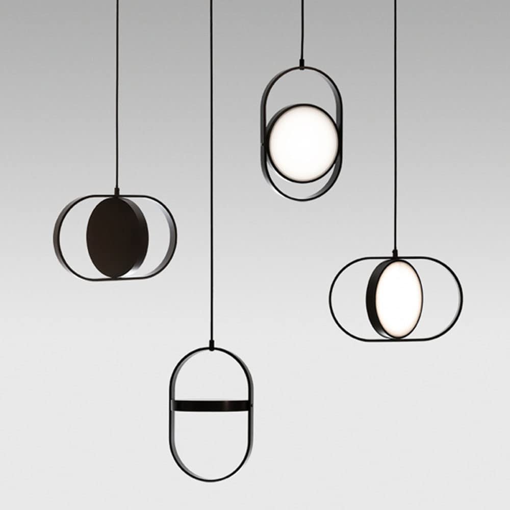 LED nórdico mini iluminación colgante sala de estar ajustable acrílico colgante lámparas de araña para restaurante cocina isla colgante luces colgantes negro Made in China