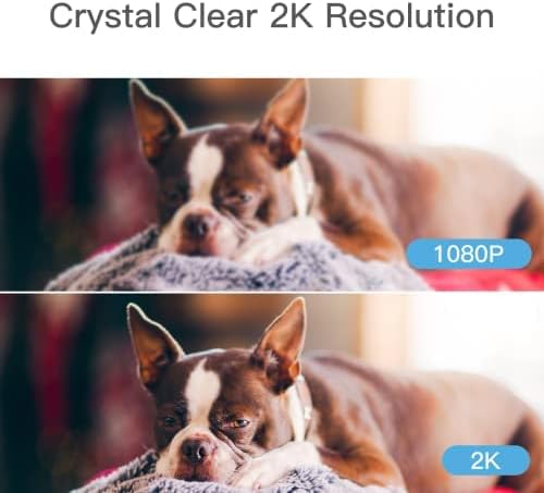 Miniatura 7 de Cámara para mascotas de 360 de 2K3MP con aplicación de teléfono, solo WiFi de 2.4G, cámara de seguridad interior para bebéperro, monitor de video
