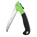 Produktbild WISDOMLIFE Handsäge, Klappsäge, Sägeblattlänge 19 cm, Camping Astsäge, Gartensäge/Baumsäge, Rostfreies Stahl-Sägeblatt/Kunststoff-Griff, Schwarz/Grün