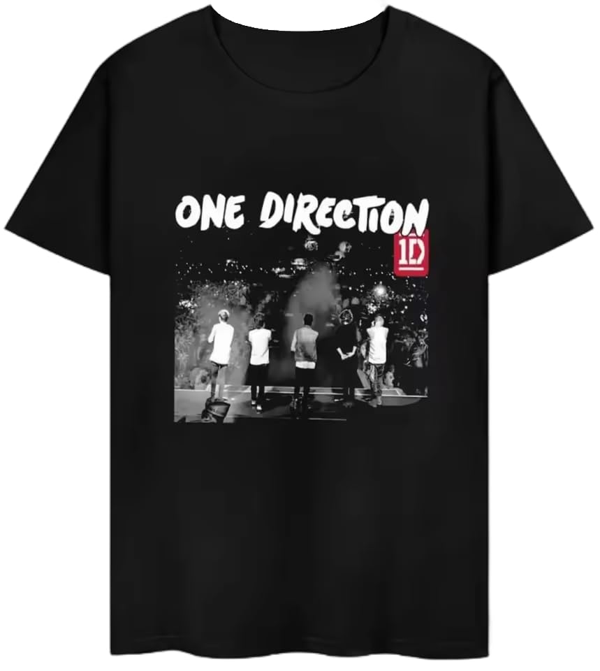 High quality clothing T-shirt UR ANMEI One Music Direction Band T Shirt Black M