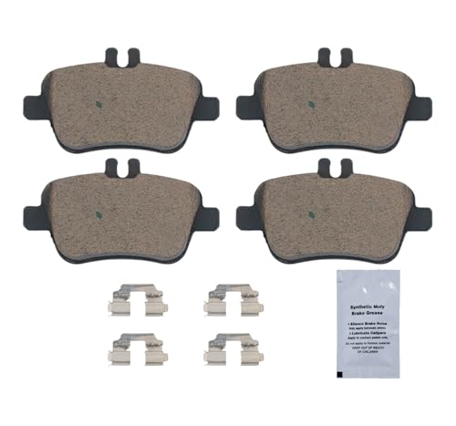 Image of HUSCH D1646 Rear Ceramic Brake Pads Kit Fit For INFINITI QX30 2017-2019, For B250 2016-2017, For B250E 2016-2017, For CLA250 2014-2019, For GLA250 2015-2020