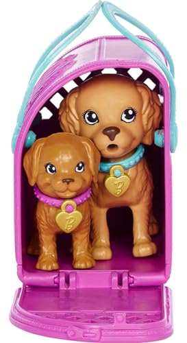 Barbie Conjunto de Brinquedo Adota um Cachorrinho Negra