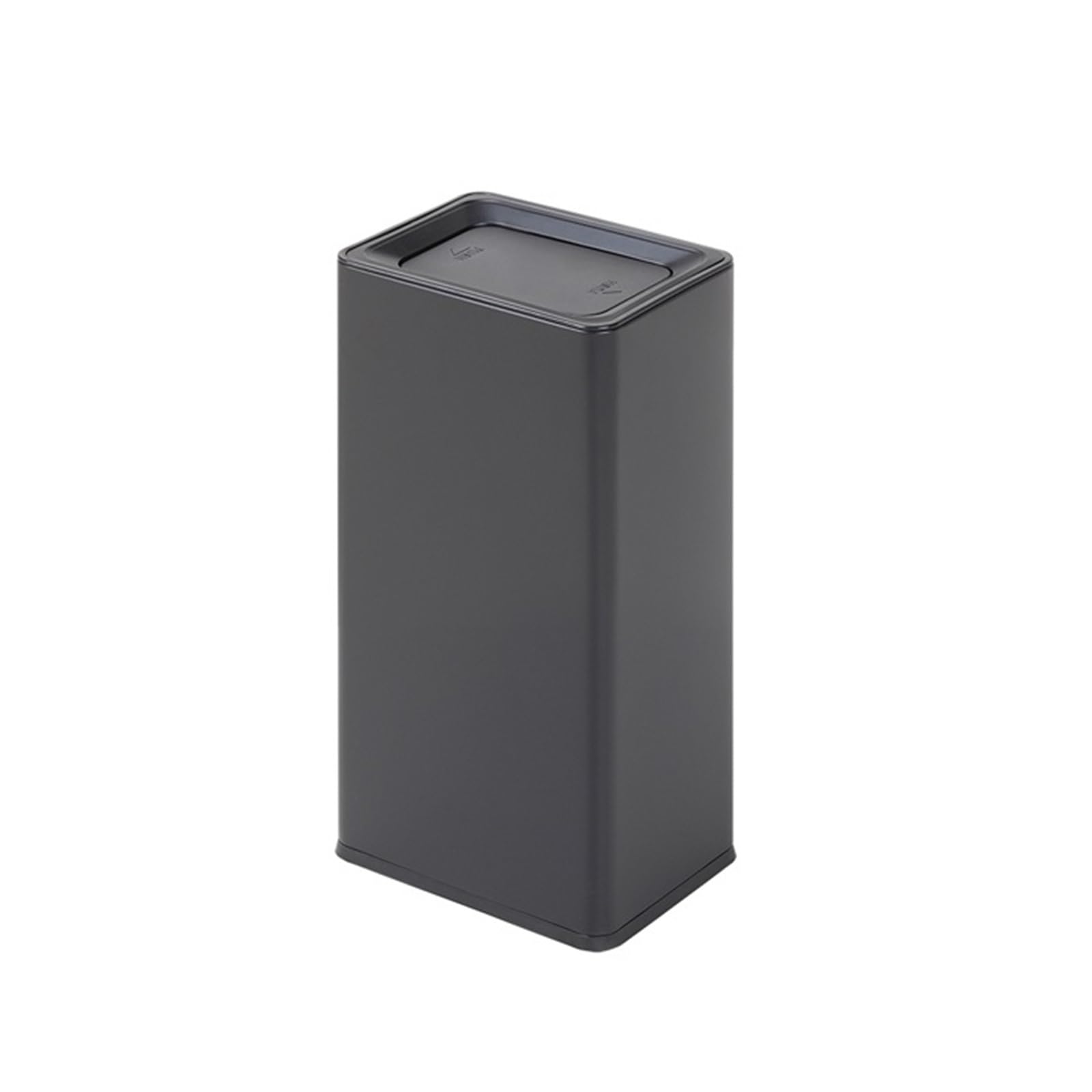 Papelera Cuarto De Baño Bote Basura Sala Estar Oficina bote de basura de cocina(Negro)