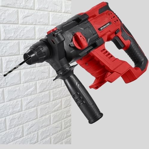20V Rotary Hammer Compatible with Bauer 20V Brushless Cordless 1/2 in. SDS-PLUS Rotary Hammer (2144C-B) Compatible with Bosch, Dewalt, Milwaukee, and Hilti SDS-PLUS bits (Tool Only-No Battery)