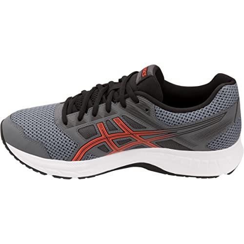 ASICS Men Gel-Contend 5 Running, Steel Grey/Red Snapp, 9.5 M US