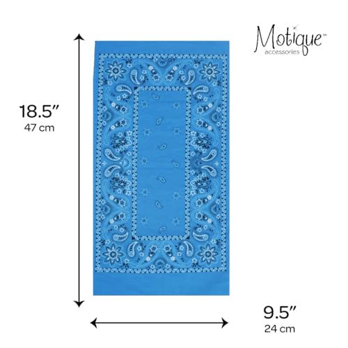 Image of Motique Accessories Paisley Bandana Neck Gaiter Tube Headwear Motorcycle Face Scarf
