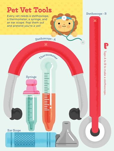 I Want to Be a Vet Activity Book: 100 Stickers & Pop-Outs
