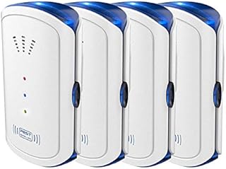 Ultrasonic Pest Repeller, 4 Packs, 2023 Upgraded Electronic Indoor Plug in for Insects, Mice,Ant, Mosquito, Spider, Rodent, Roach, Mosquito Repellent for Children and Pets' Safe[White]
