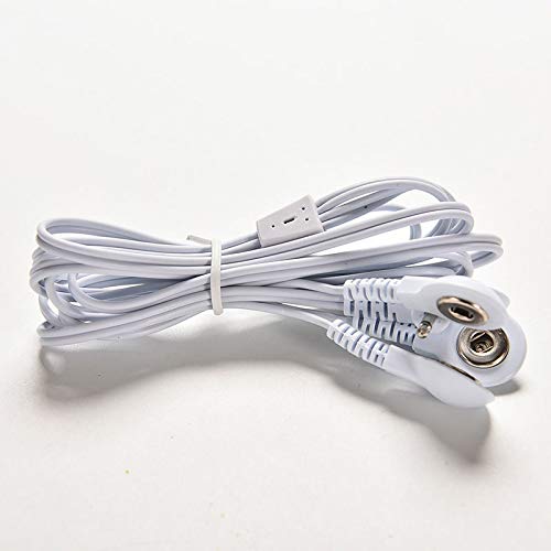 Electrode Lead Wires Connecting Cables for Digital TENS Therapy Machine Massager Electrode Wire Plug 2.5mm 4 Buttons