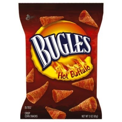 Bugles Hot Buffalo 3 oz. (Pack of 6)