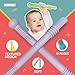 BEBECAN Teething Sticks for Babies 0-36 Months - Super Soft Silicone Teethers in 6 Vibrant Colors, Infant Teething Relief, Multicolored Teething Toys