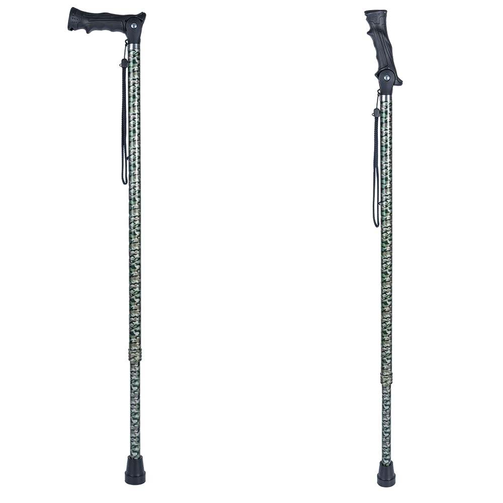 Amazon.com: VMS Walking & Hiking Dual Function Cane (Green Camo