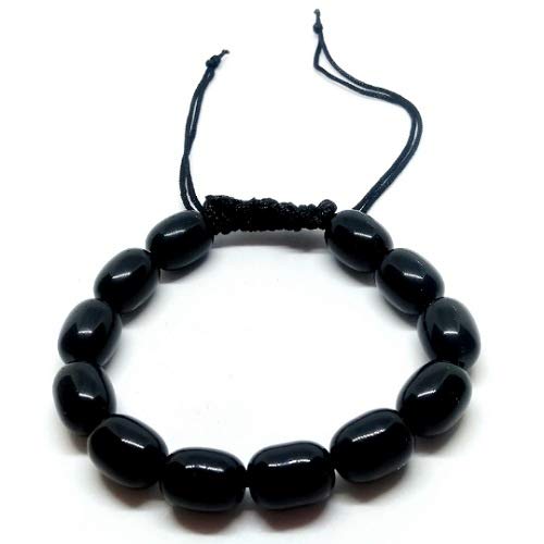 Mautik Sadiwala Natural Black Obsidian Bracelet AAA Unisex Black Obsidian Bracelet Adjustable Bracelet for Any Wrist Size (B08CCV8S3P) Amazon Price History, Amazon Price Tracker