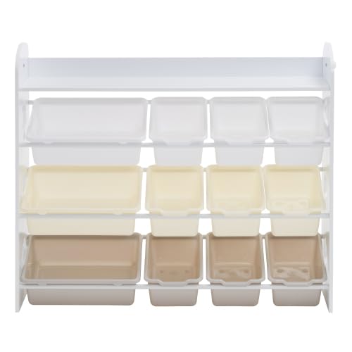 BTM おもちゃ収納ラック ラージサイズ 幅103cm 子ども用家具 木製 収納ケース