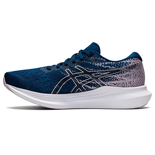 ASICS Women's EvoRide 3 Running Shoes, 9, MAKO Blue/Pure Silver4