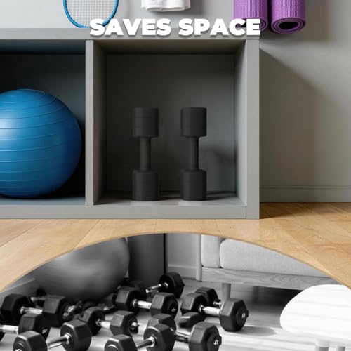 Image of Ragebby Adjustable Dumbbell Set of 2, Weights for Men and Women at Home, Anti-slip Handle, 3 in 1 Free Weights Dumbbells Set, 2lb /3lb /5lb /10lb /15lb /20lb for Pilates, Yoga, Strength Training