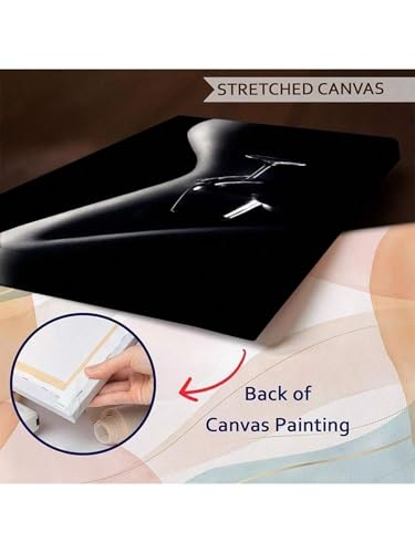 Peinture femme noire sexy art sur toile pour une ambiance cosy