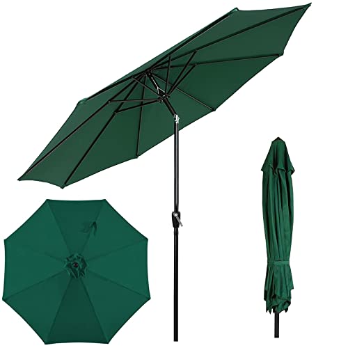 Ombrellone da giardino: ombrelloni da esterno con protezione solare, offrono ombra extra ampia, ventilazione traspirante, lasciano circolare l'aria, mantengono la freschezza, ti aiutano a goderti il ​​tempo libero in estate o nelle giornate di sole.
