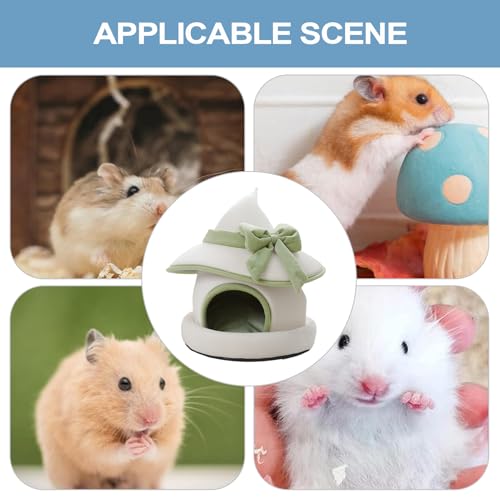 Cama para hámster y animales pequeños con forma de conejo 5
