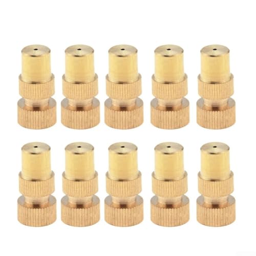 Buse de pulvérisation agricole en laiton M14 x 1 5 à hauteur réglable pour une couverture de pulvérisation à 360 degrés, convient pour l'irrigation du jardin et le refroidissement de petites surfaces