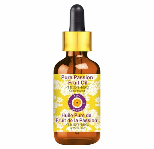 Huile de fruit de la passion contre la peau sèche Deve Herbes Passiflora edulis pure 100ml