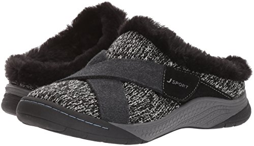 JSport by Jambu Women's Graham Mule, Black, 8 M US