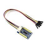 Waveshare MCP23017 IO Expansion Board I2C Interface Expands 16 I/O Pins Allows 8 pcs Stacked and Used at the Same Time Allow Multi I2C Modules to be Stacked