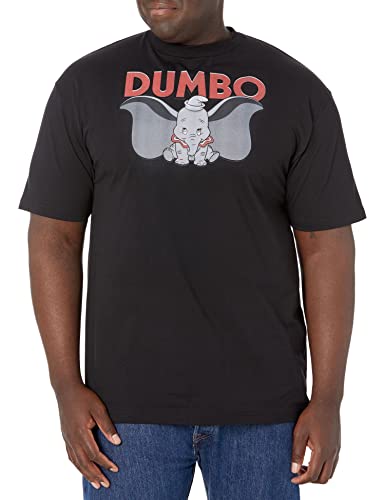 T-shirt Disney Dumbo noir retrouvez la magie de l'enfance en taille XXL