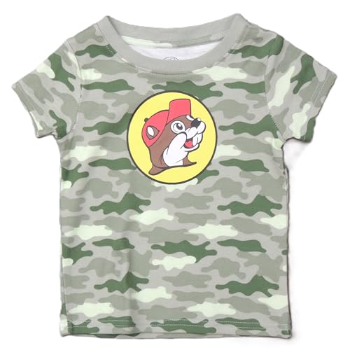 Buc-ee's Camo Boys Toddler Shirt Short Sleeve Travel Center Shirts Boy Beaver Logo