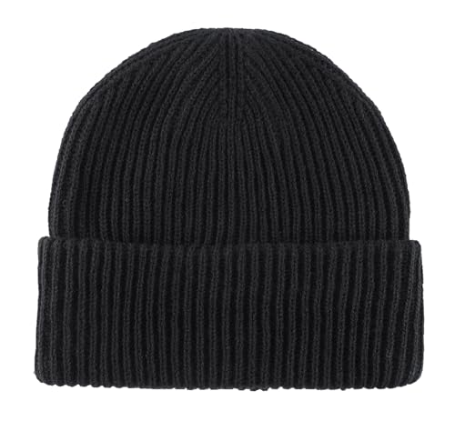 Home Prefer Mens Winter Hat Warm Cuffed Beanie Rib...