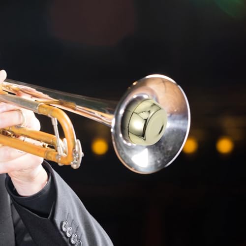 MILISTEN 1stk Posaune Stumm Flügelhorn Stumm Trompetenschalldämpfer Trompete Stumm Stumm Blasinstrument Stumm Posaune Jazz Stumm Posaune Üben Stumm Trompetenkolben Kupferrohr Waldhorn Abs