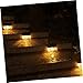 DOITOOL Solar Outside Light Useful LED Stair Lamp Outdoor Solar Lantern Light Easy Install Lighting Tool