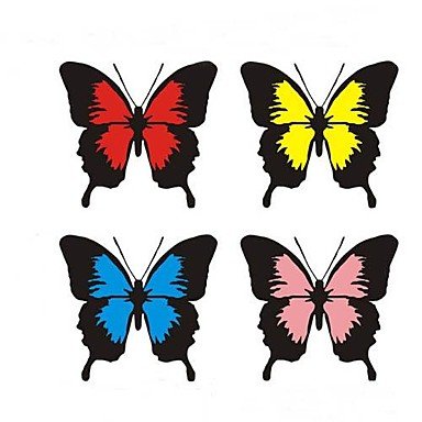 Dzxgj® adesivi per auto moda farfalla e vinci
