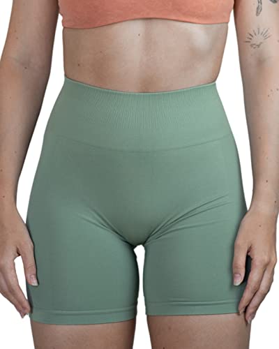 Image of AUROLA Intensify Workout Shorts for Women Seamless Scrunch Short Gym Yoga Running Sport Active Exercise Fitness Shorts