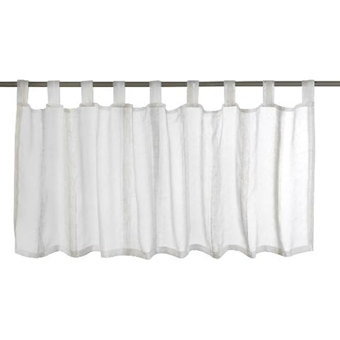 Elbersdrucke Casa 09 Linen Bistro Curtain, Beige, 48 x 140 cm Cover
