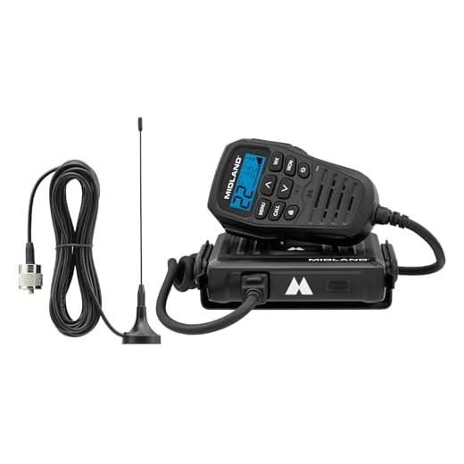 Midland MicroMobile 15W GMRS Two-Way Radio with Integrated Control Microphone