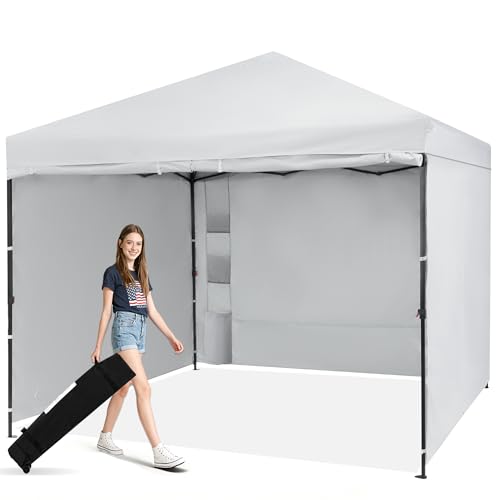 10X10 Comercial Instant Pop Up Canopy Tent with 4 Sidewalls...