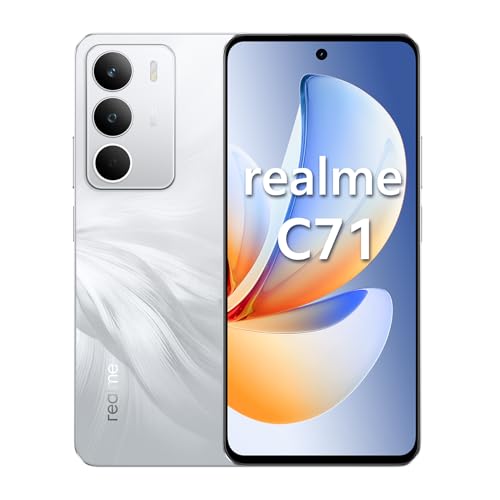 Celular Realme C71 4G Smartphone 4GB RAM 128GB ROM Dual SIM (Branco)