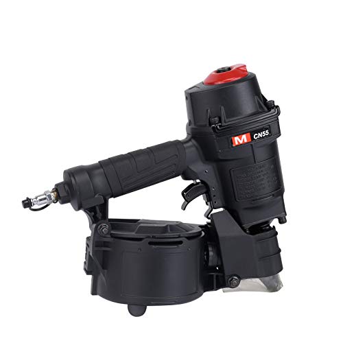 AeroPro MCN55 15Degree Pneumatic Coil Nailer 1inch to 21/4Inch for Siding, Fiber Cement