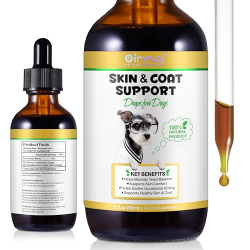 ZyranovaE Yeast Infection Treatment for Dogs Dog Ear Infection Treatment Soothing Dog Yeast Infection Allergy Relief Natural Fast Relief Drop for Immune Health - 2 fl oz