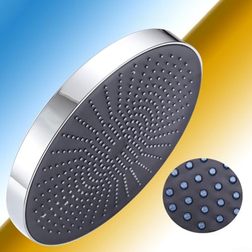 Pommeau de douche rond fixe pour une douche effet pluie à la maison - 7