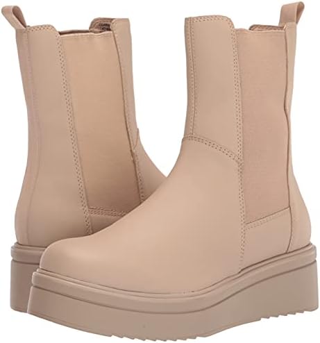 Steve Madden Women's Clarisa Chelsea Boot, Sand Leather, 8.5 | Image 6