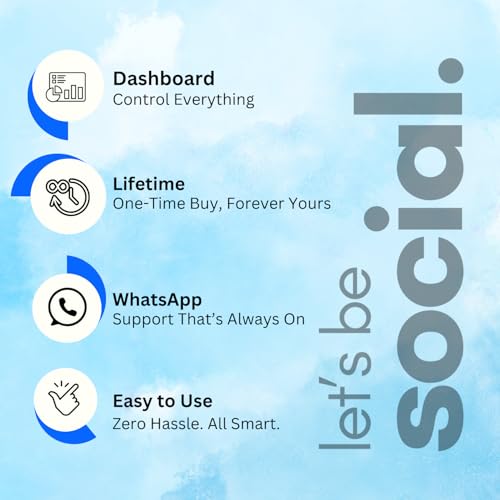 Image of Facebook Standee with NFC & QR Code | Acrylic Standee for Page Visits, Reviews & Follows | Configure via Dashboard After Delivery | Social Media Desk Display