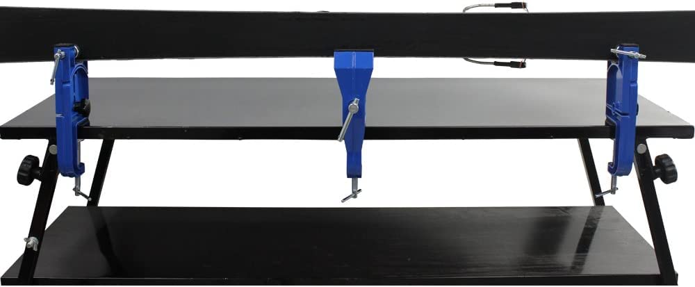 RaceWax Skispanner Ski Vise Skihalterung - Alpine Ski Vise PRO für Ski-Tuning und Wachsen Einstellbarer Winkel