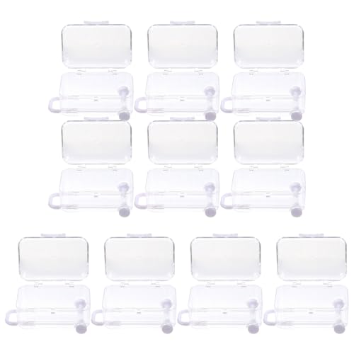 BESPORTBLE 10 X[cP[X {bNX ̗e NbL[{bNX WG[[z_[ White