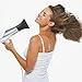 2PCS Black Nylon Hair Dryer Diffuser Nozzle,Replacement Narrow Concentrator,Replacement Blow Flat Drying Nozzle,Blow Attachment Suitable For Salon and Home Use,Not Universal Special for Diameter 4.5cm