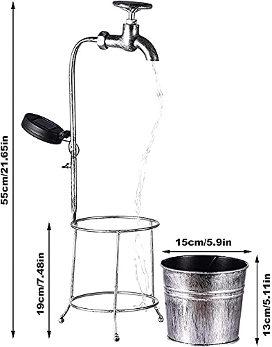 Robinet extérieur pot de fleur lumière pour éclairer une terrasse sombre - 6
