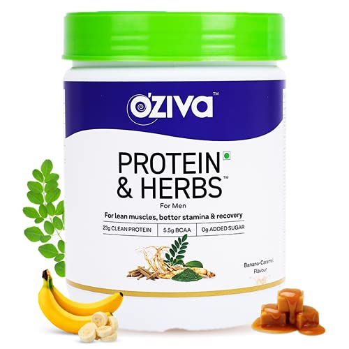 OZiva Protein & Herbs for Men, 23gm Whey Protein OZiva Protein & Herbs for Men, 23gm Whey Protein