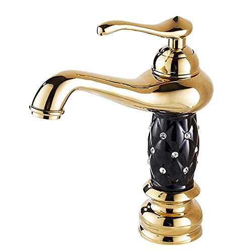 Robinet de salle de bain en bronze avec cartouche céramique durable FANDIAO