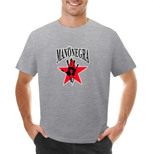 GWDBBNQZ Mano Negra T-Shirt Men Grey L